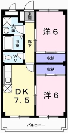 播磨高岡駅 徒歩5分 3階の物件間取画像